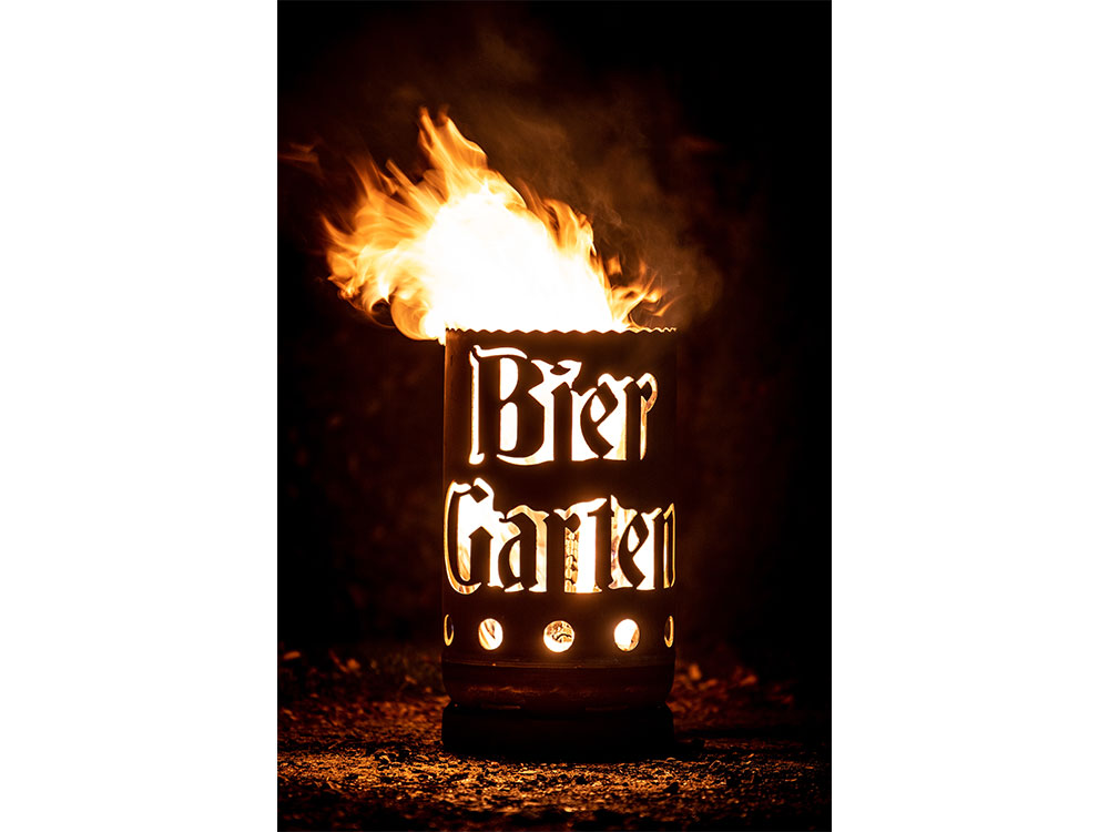 Feuertonne - klein "Biergarten"