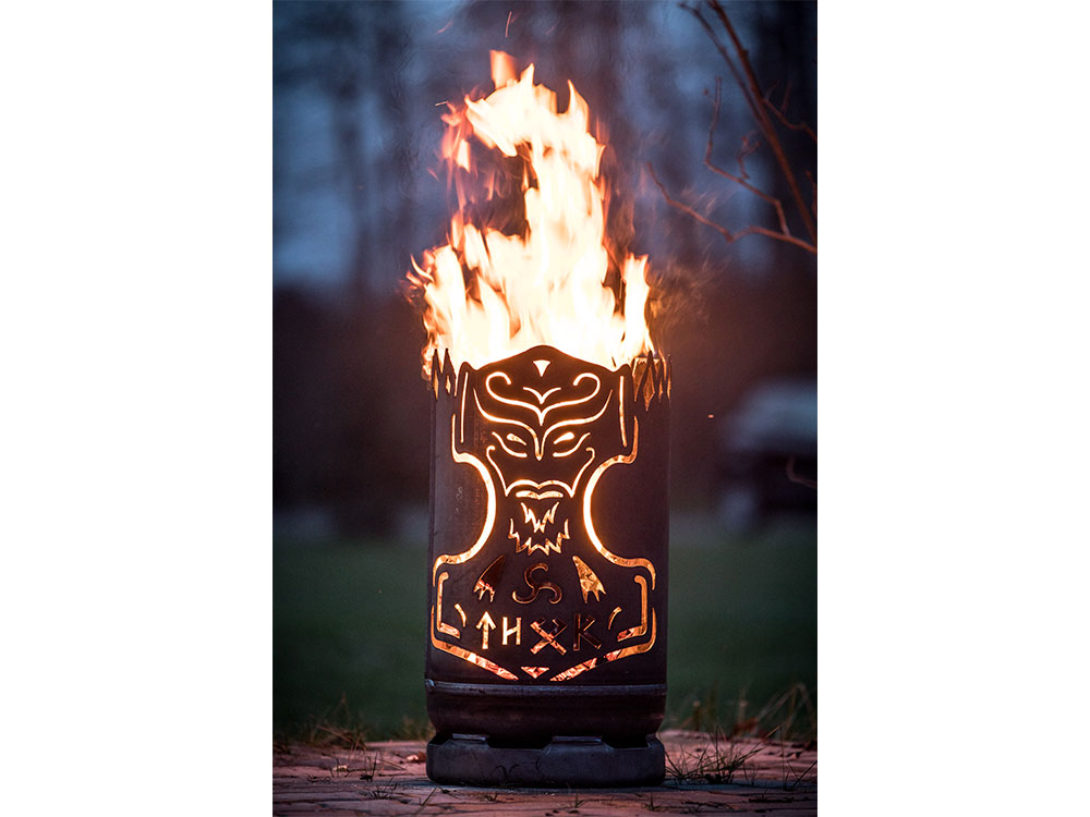 Feuertonne - klein "Thors Hamm für "