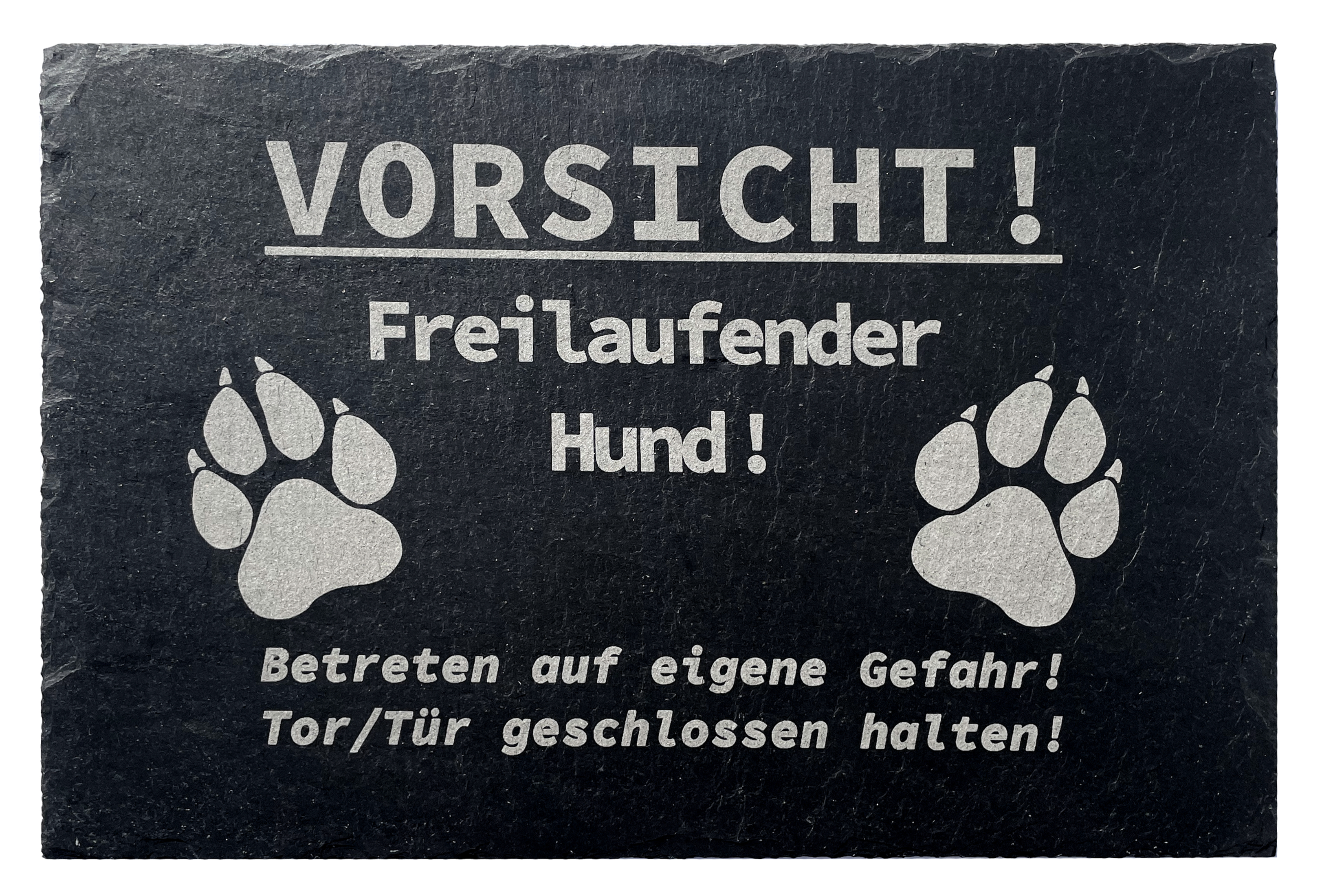 Primero Warnschild "Vorsicht vor dem Hund" ca. 30x20
