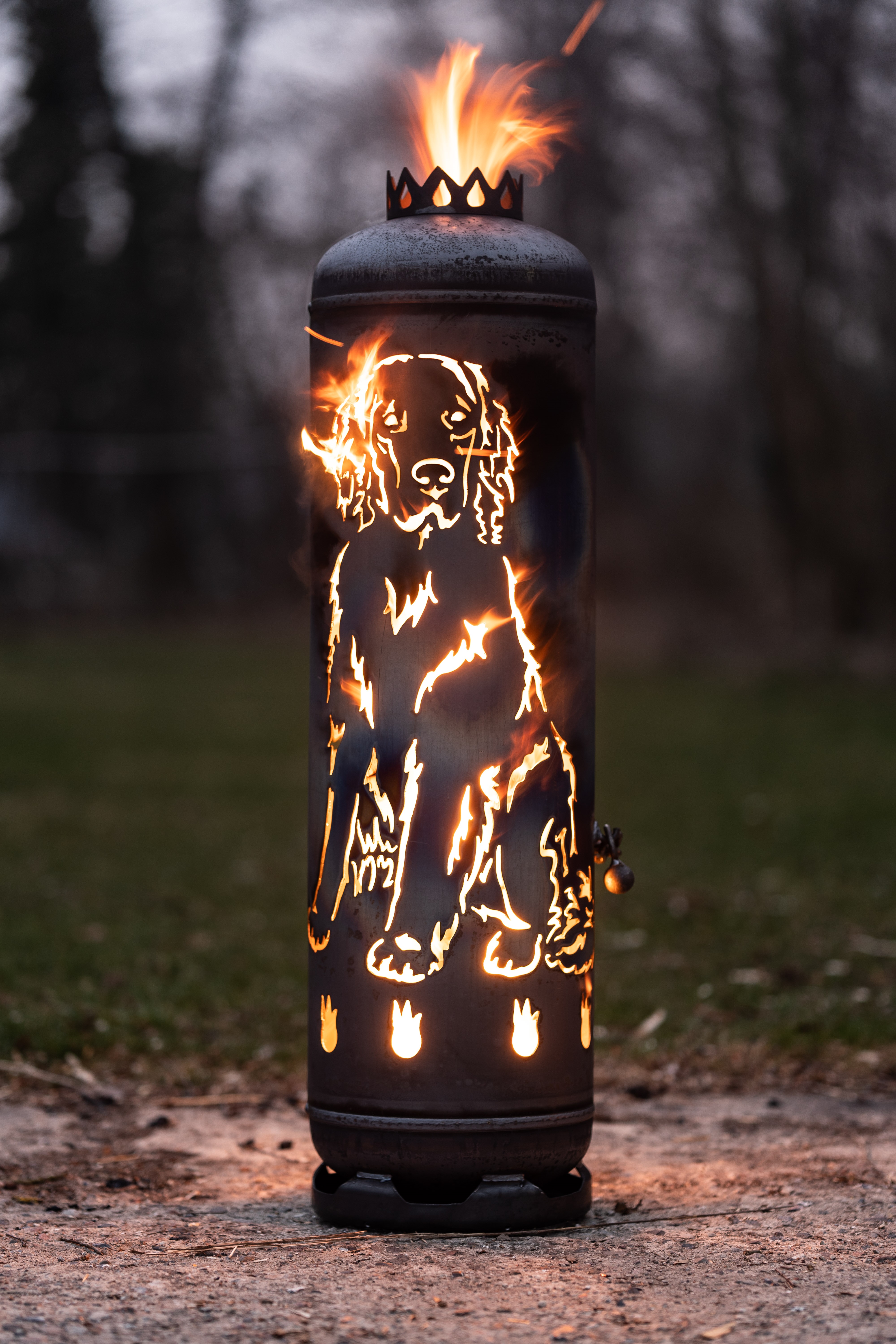 Feuerstelle Hovawart