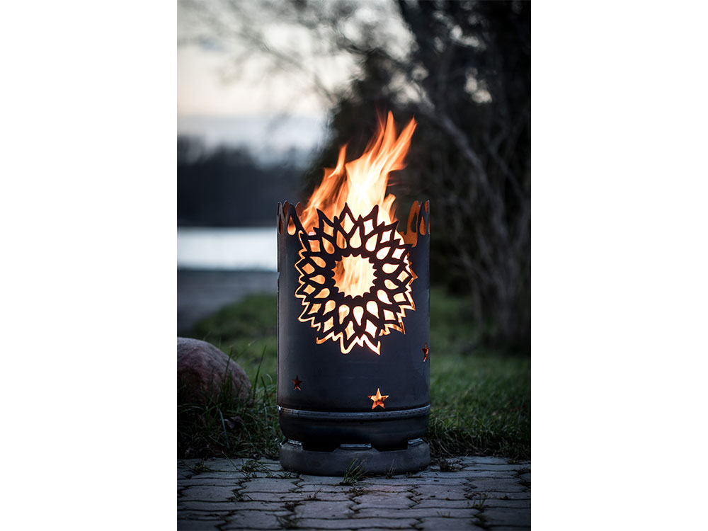 Feuertonne - klein "Sonne"