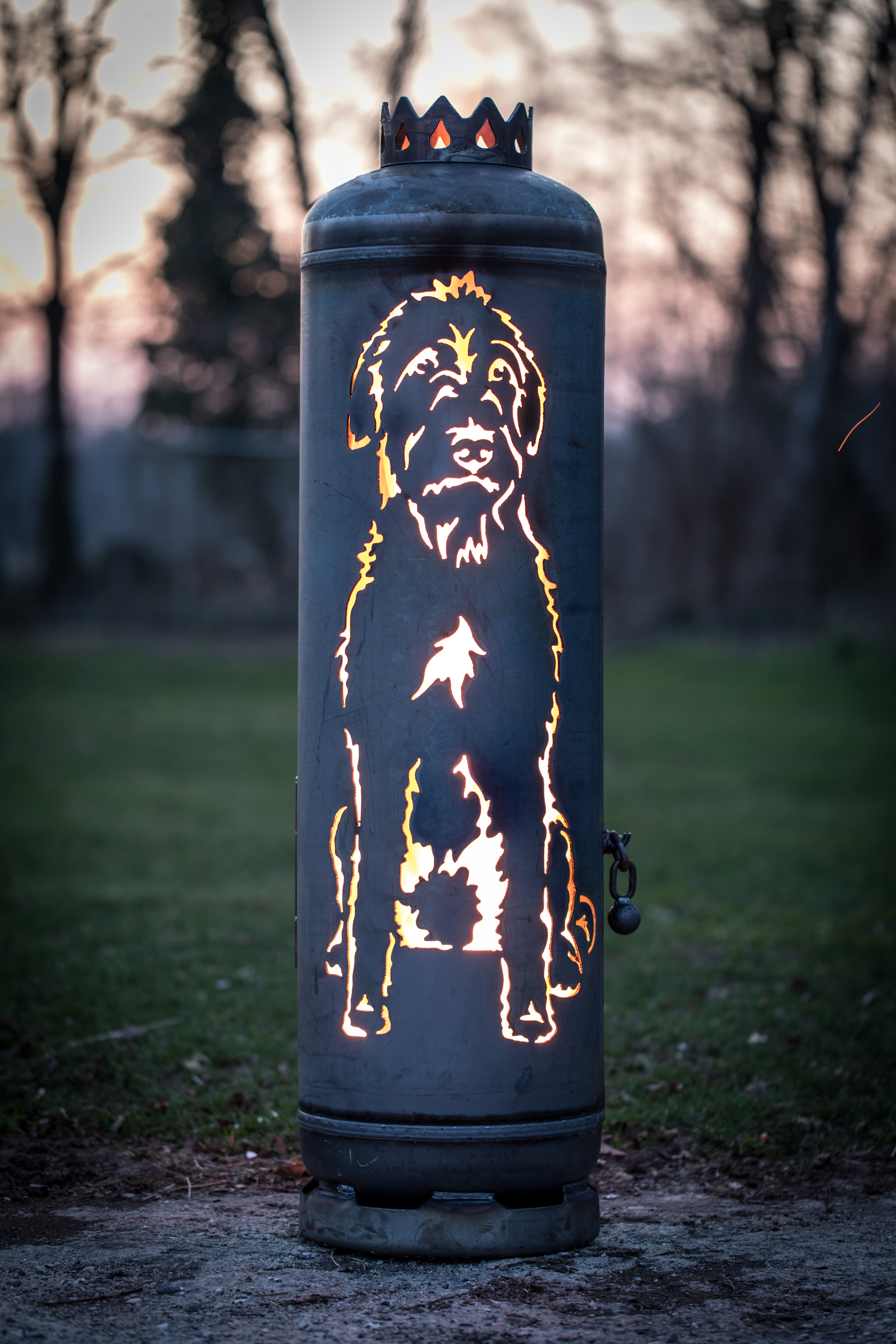 Feuerstelle Irischer Wolfshund