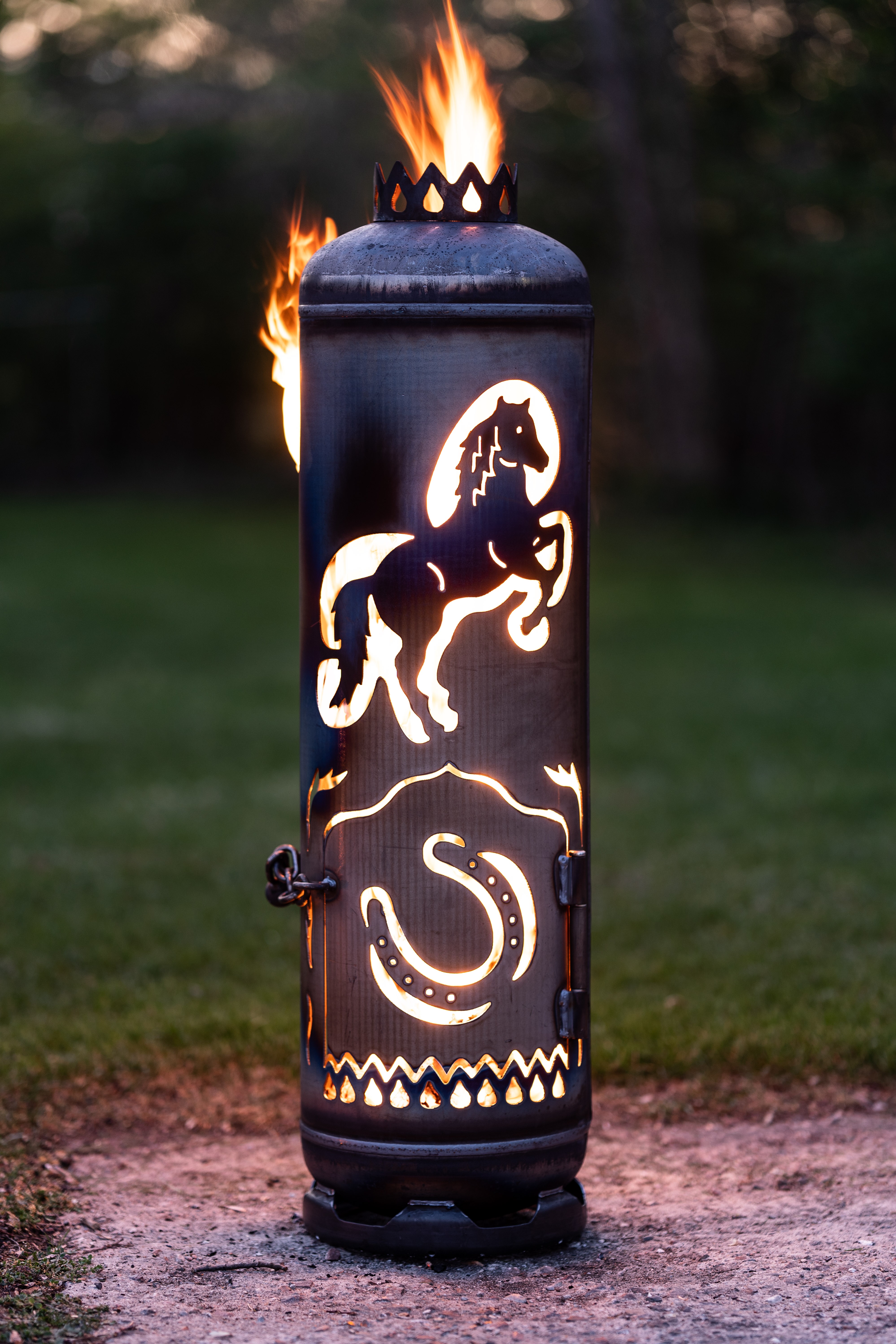 Feuerstelle Pferd
