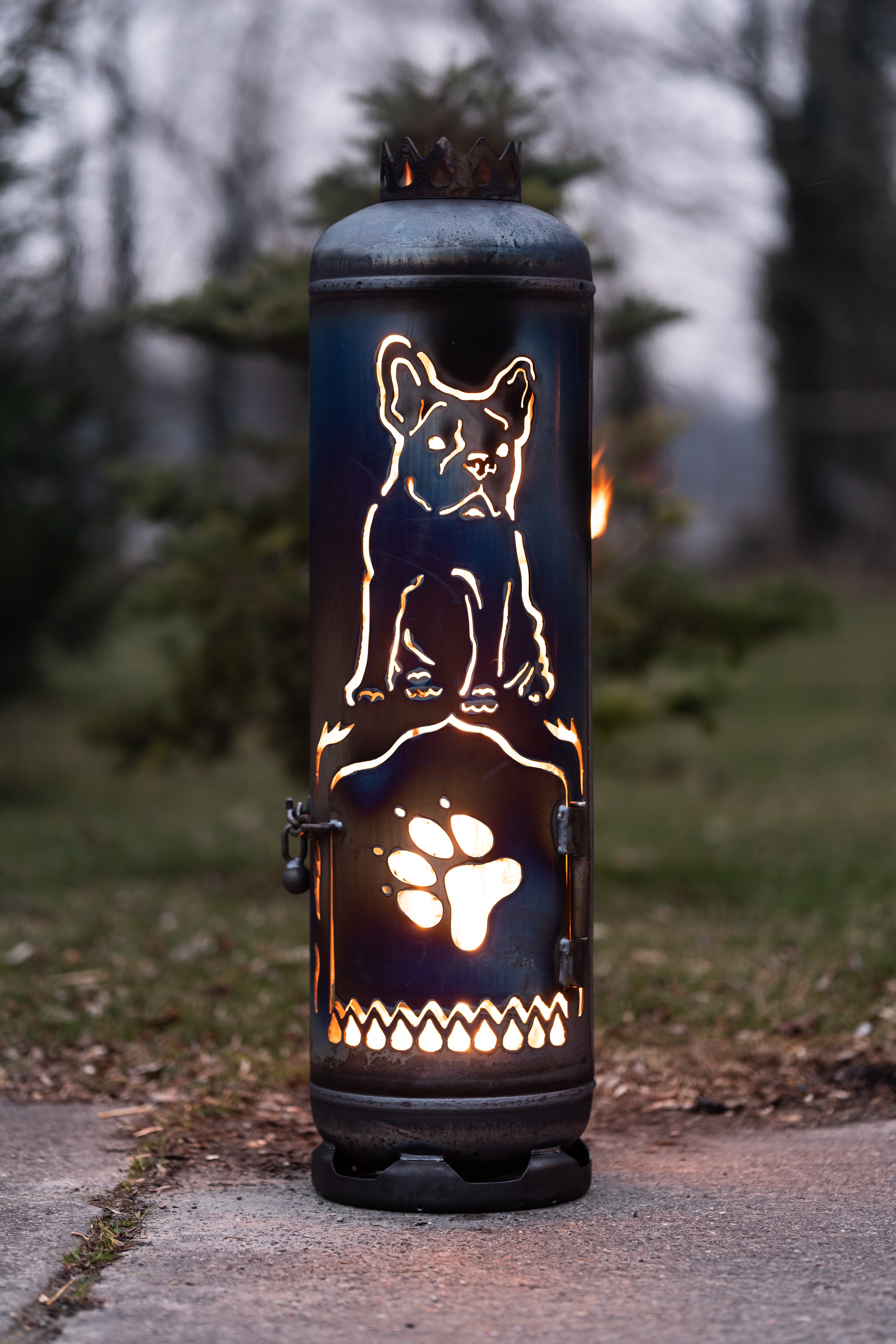 Feuerstelle Französische Bulldogge