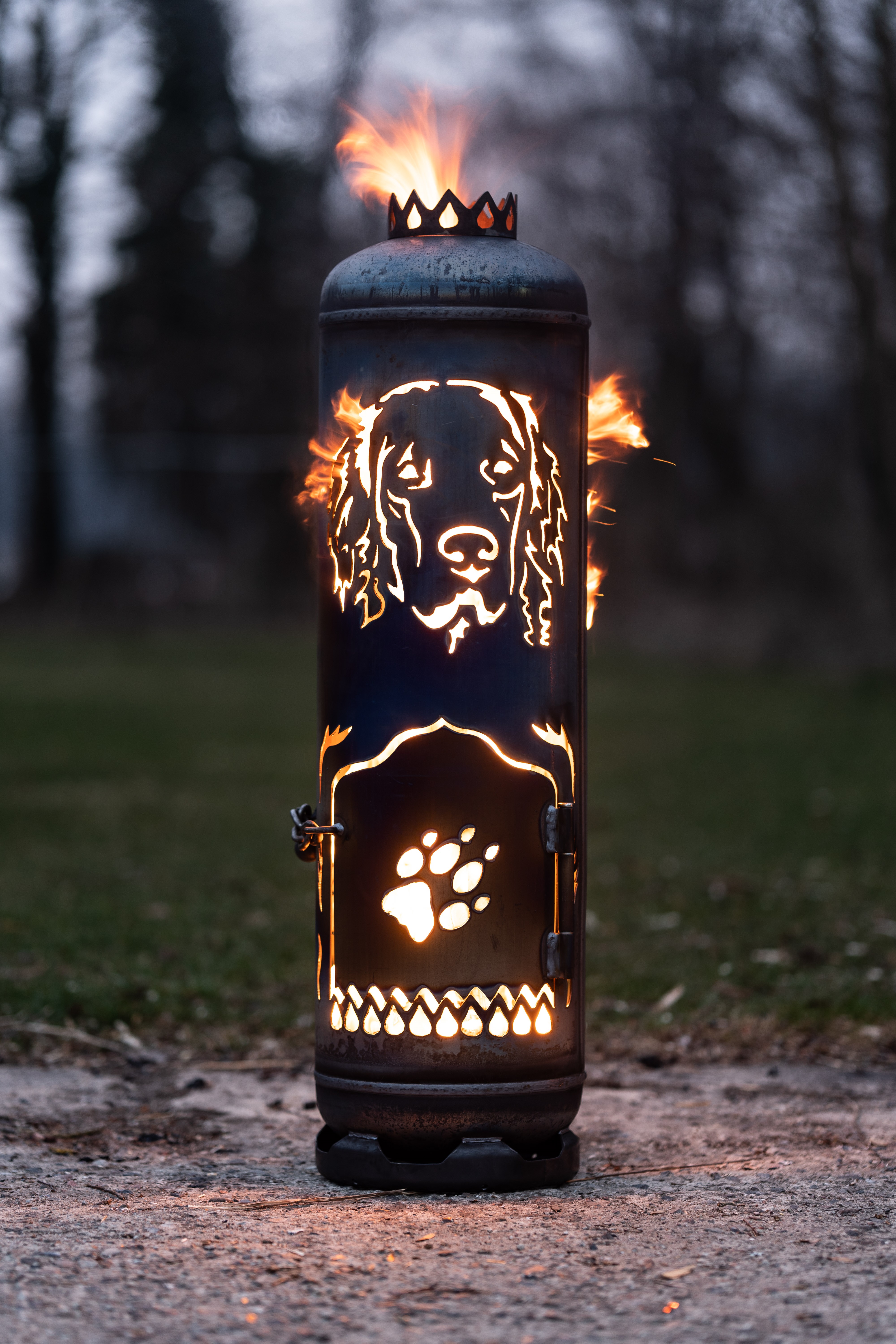 Feuerstelle Hovawart