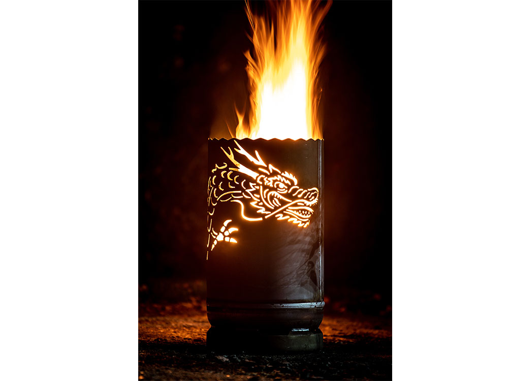 Feuertonne - klein "China Drache"