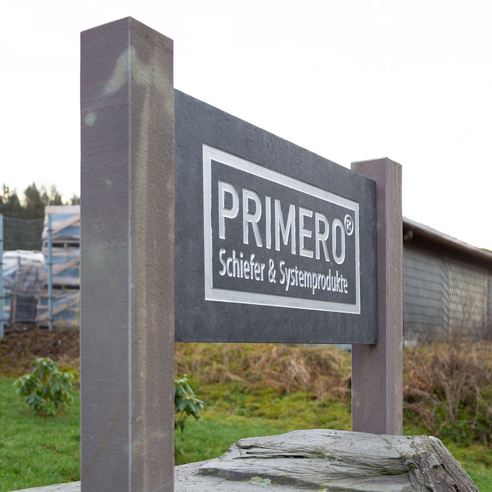 PRIMERO Pilar Firmenschild