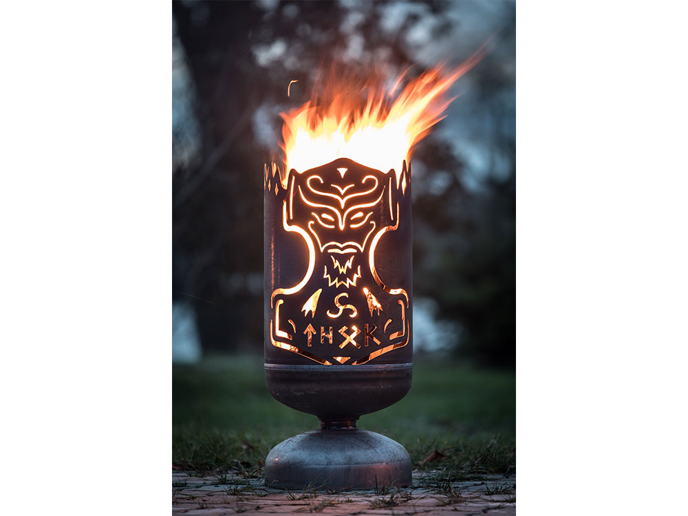 Feuerkorb "Thors Hamm für "