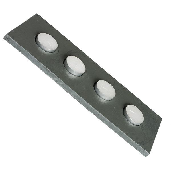 Primero Teelichtleiste,  4-fach 30x11x1cm