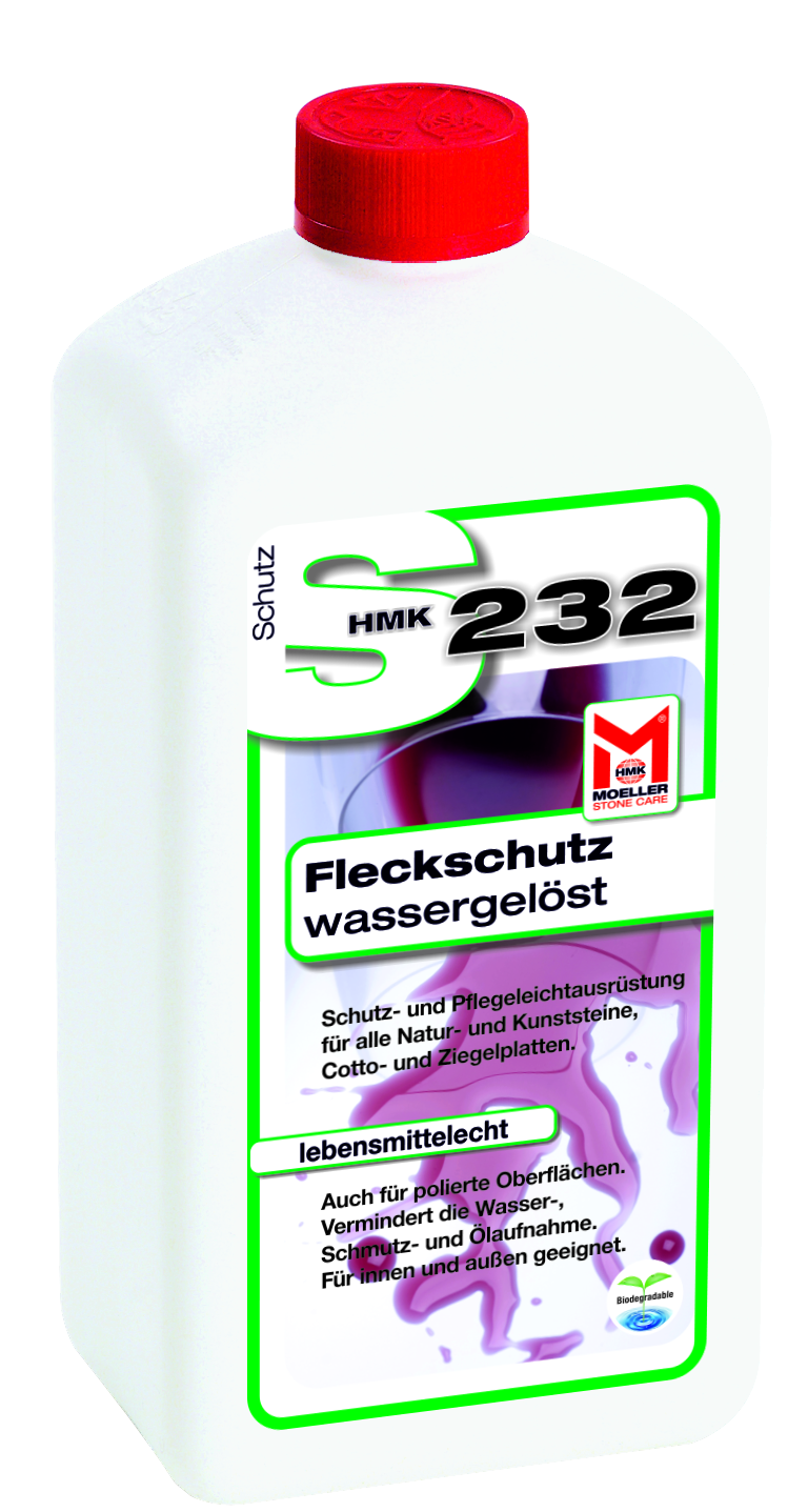 Primero S232 Fleckschutz - Wassergelöst 1 l, für den Innen- und Außenbereich - Sonderpreis